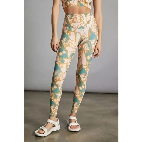 ANTHROPOLOGIE Dazey‎ LA We Are One Athletic Leggings Sz Small - Picture 1 of 6
